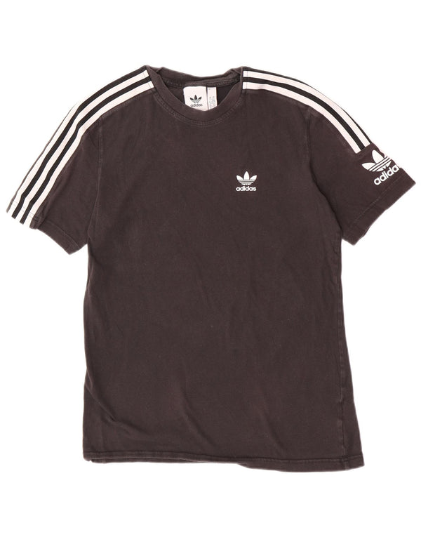 Adidas Hombre Camiseta Manga Corta Top XS Negro Algodón Deportes