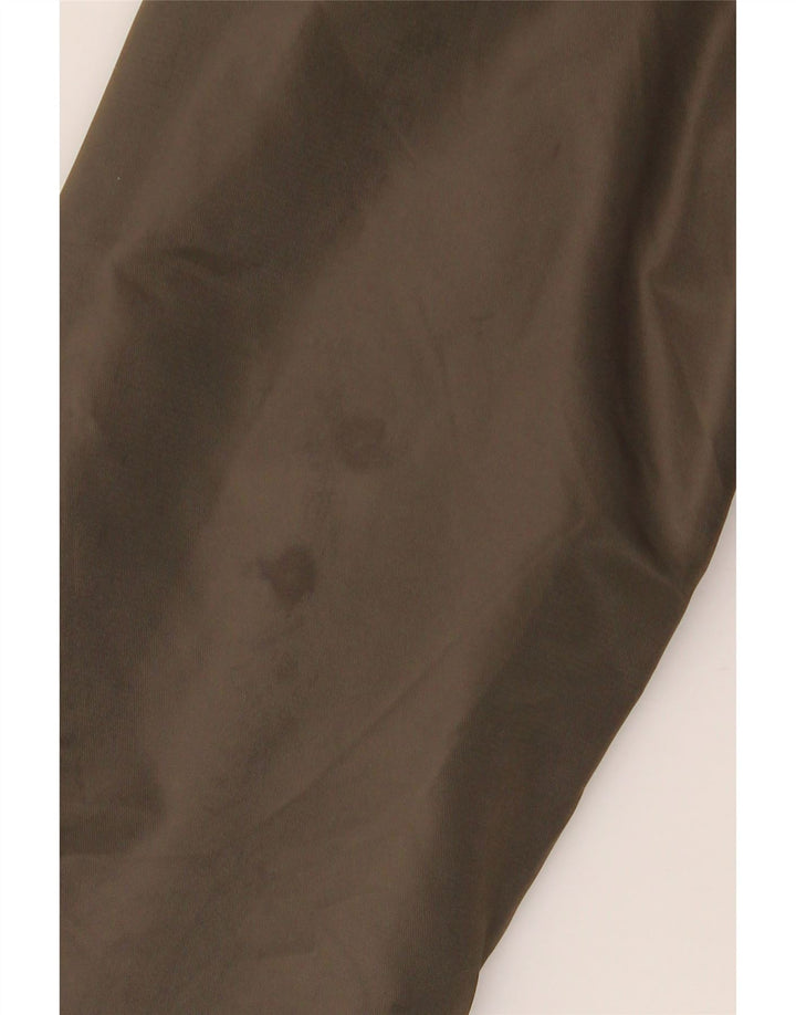 ZARA Mujer Cazadora Bomber Extragrande UK 44 Mediano Caqui Colorblock