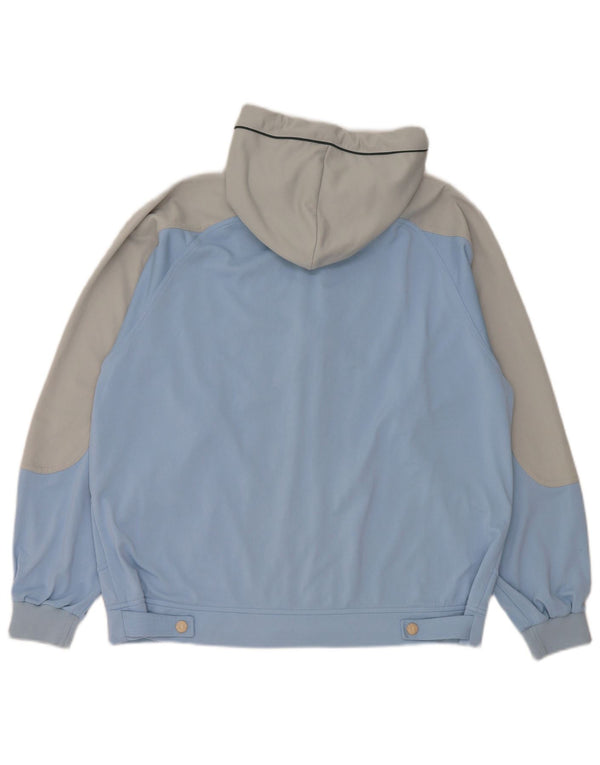 Champion Chaqueta De Chándal Con Capucha Para Hombre Poliéster Color Block Azul Pequeño