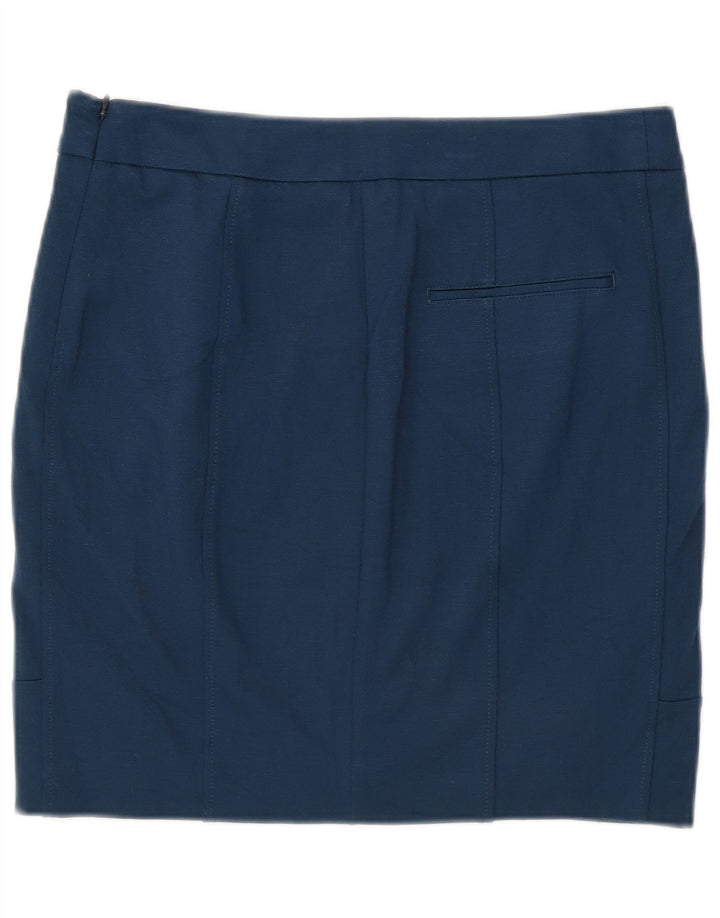 Calvin Klein Minifalda para mujer US 4 Small W28 Viscosa azul