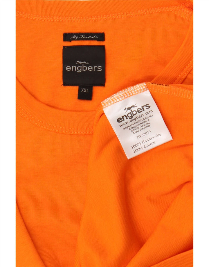 Engbers Camiseta Hombre Top 2XL Naranja Algodón