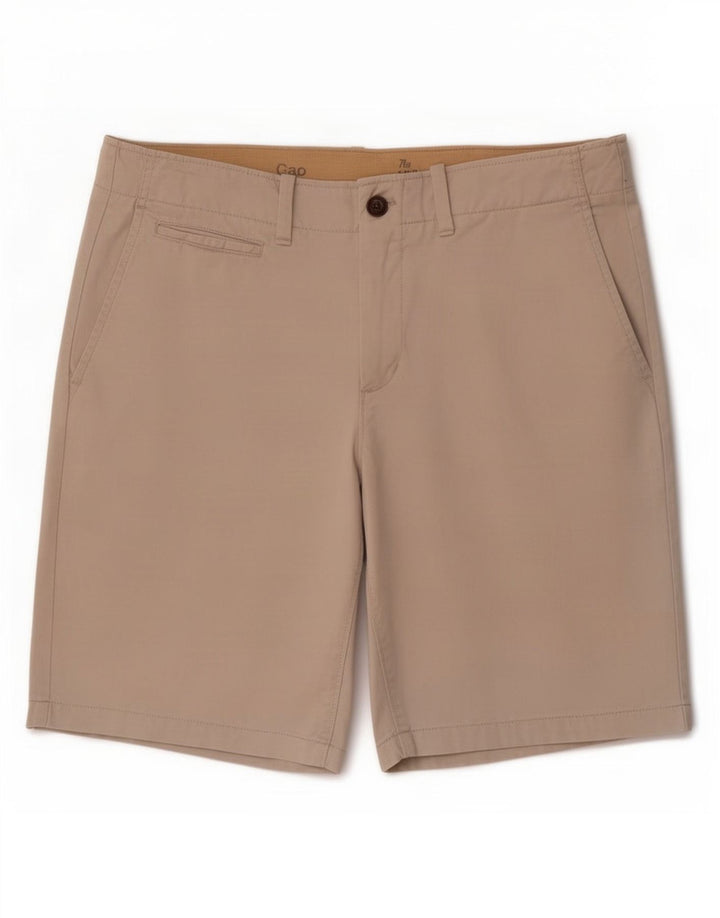 Gap - Pantalones cortos chinos para hombre, talla grande, W34, algodón beige