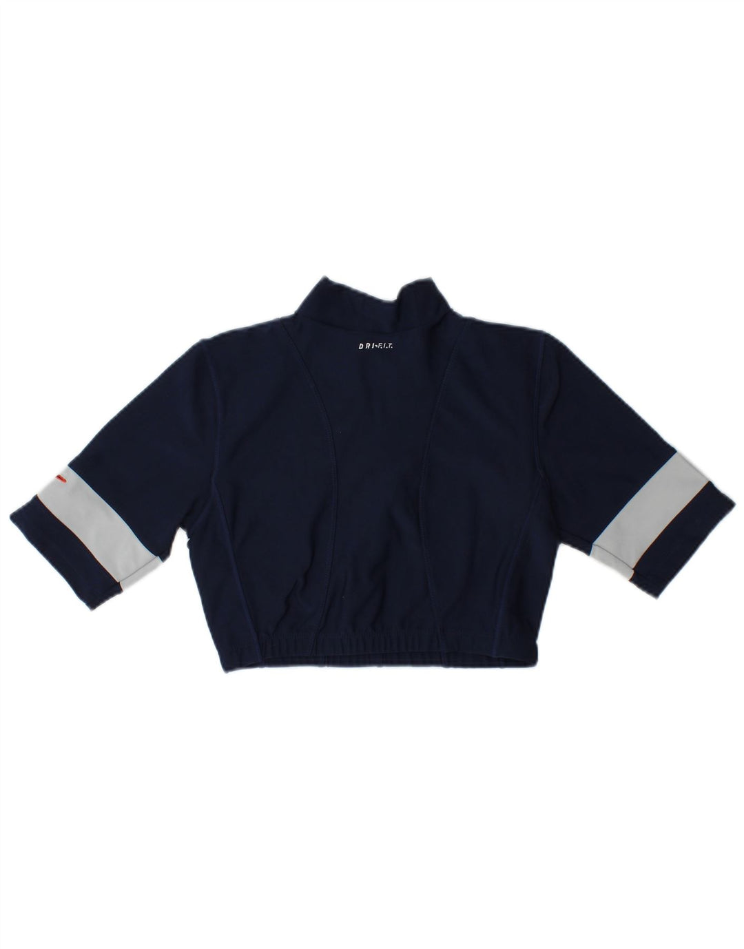 Nike - Chándal con cremallera y cuello para niña, talla grande, azul marino, 12-13 años