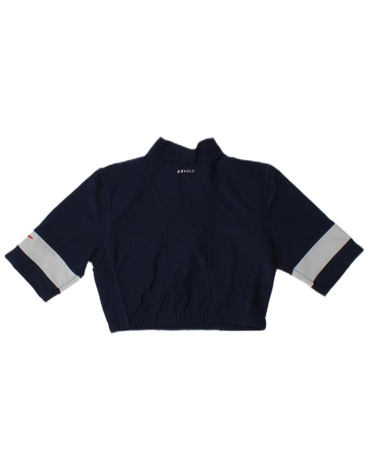 Nike - Chándal con cremallera y cuello para niña, talla grande, azul marino, 12-13 años