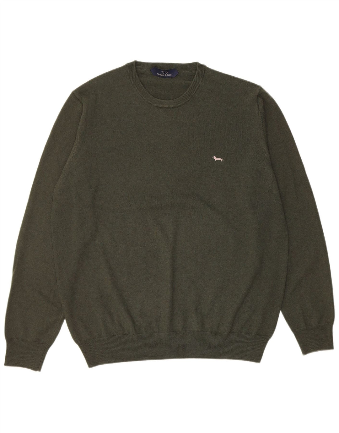 Harmont & Blaine Jersey De Cuello Redondo Hombre XL Lana Verde