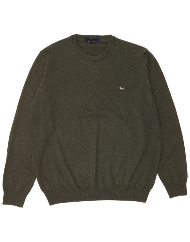 Harmont & Blaine Jersey De Cuello Redondo Hombre XL Lana Verde