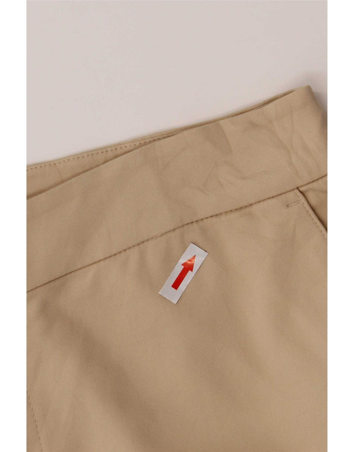 Chaps Pantalones cortos chinos para mujer US 8 mediano W32 algodón beige