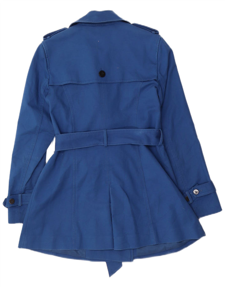 Hobbs Gabardina para mujer Reino Unido 10 Pequeño Algodón azul
