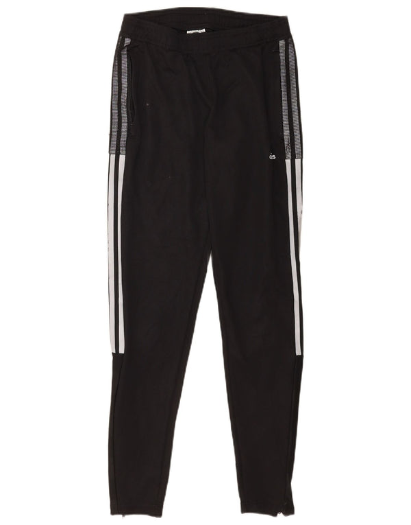 Adidas Pantalones de chándal para mujer UK 4/6 XS Negro Poliéster
