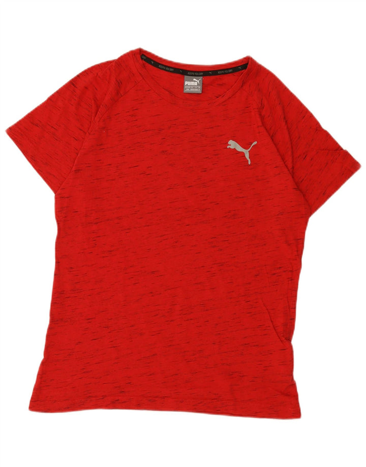 Camiseta Puma Hombre Top Medium Rojo De Algodón Moteado