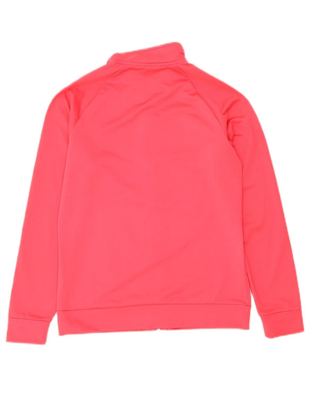 ADIDAS Girls Tracksuit Top Jacket 13-14 Years Pink Polyester