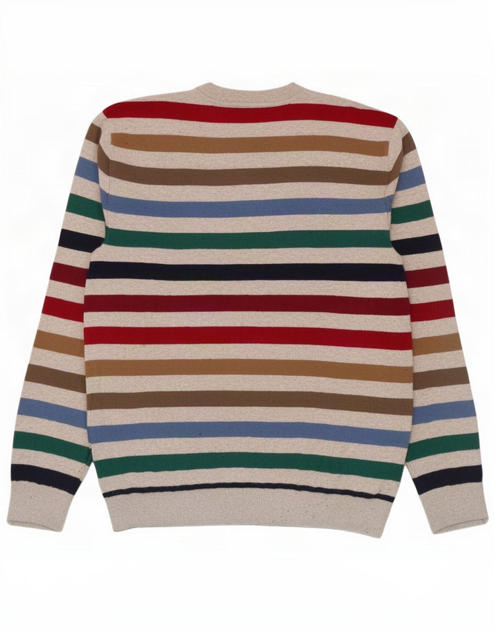 Gap Jersey De Cuello Redondo Para Hombre Jersey Pequeño De Algodón A Rayas Multicolor