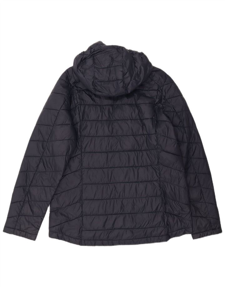 Chaqueta acolchada con capucha para mujer Fat Face UK 44 Large Nylon azul marino