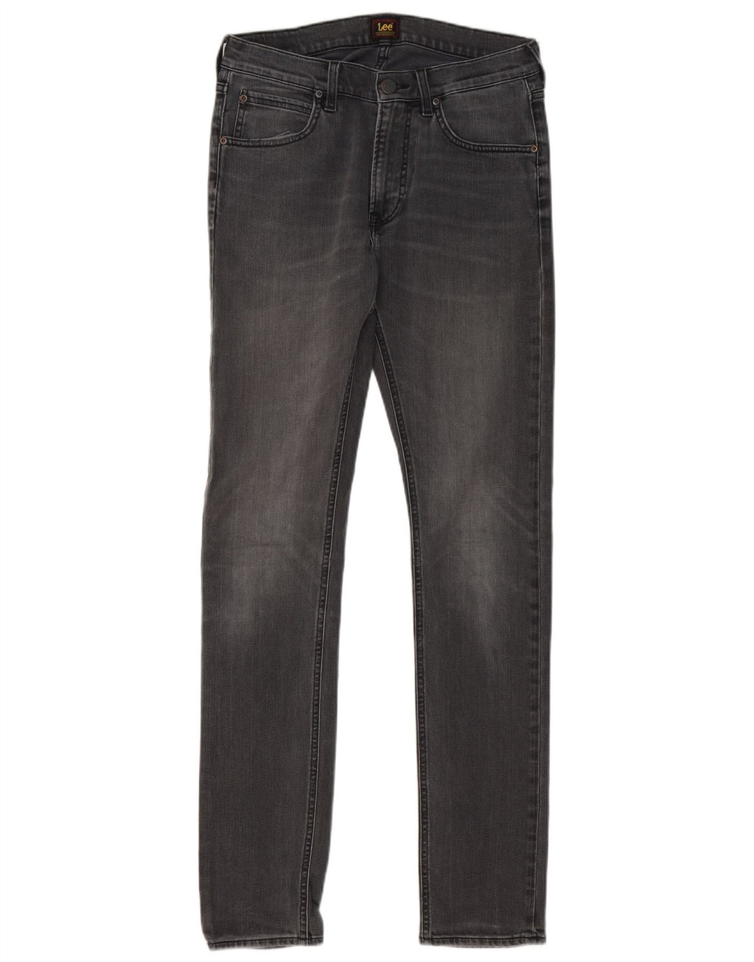 Vaqueros Lee Luke Slim para Mujer W30 L34 Algodón Gris