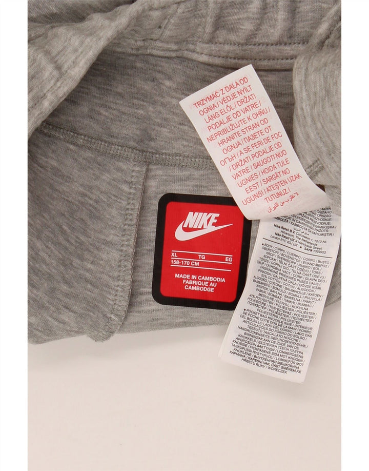 NIKE Pantalones de chándal para niño Joggers 13-14 años XL Gris Algodón