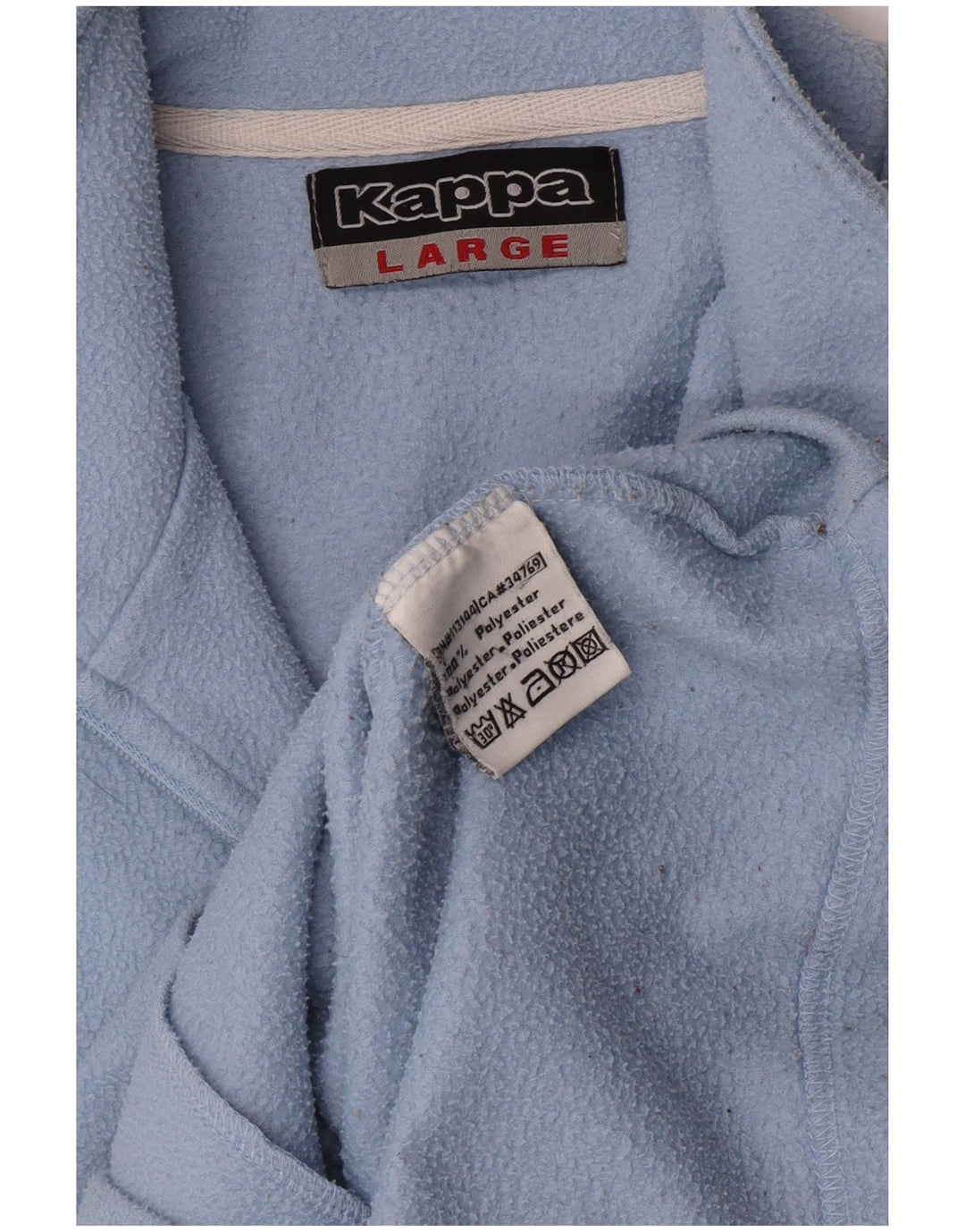 Kappa Chaqueta Polar Niña 9-10 Años Grande Azul Poliéster