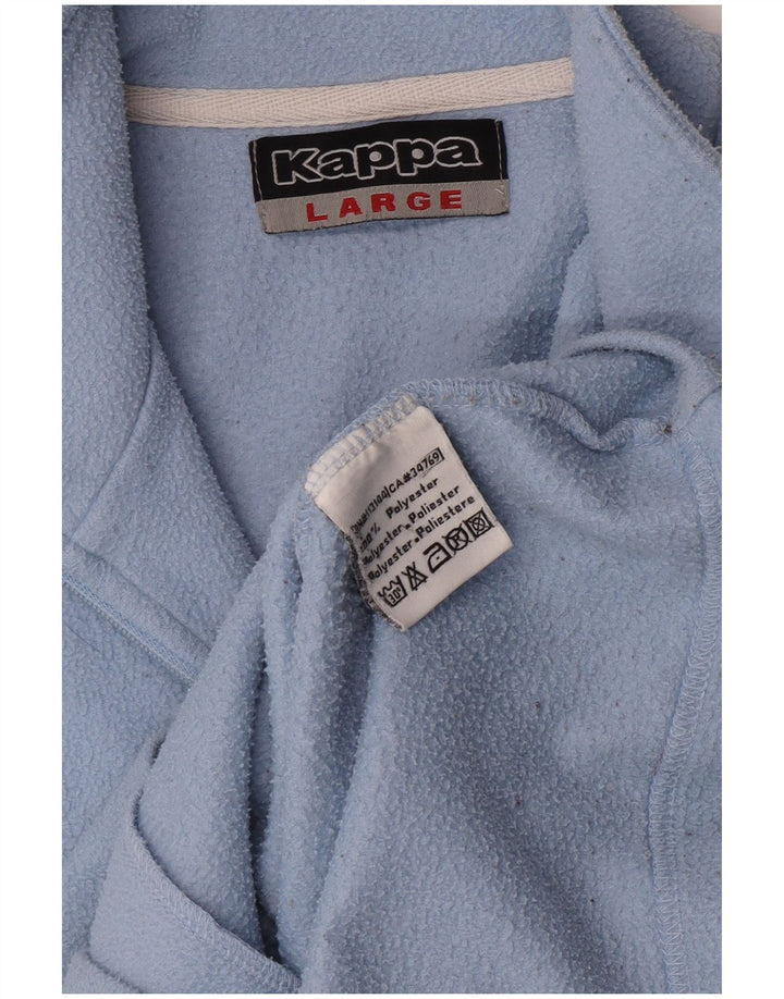 Kappa Chaqueta Polar Niña 9-10 Años Grande Azul Poliéster