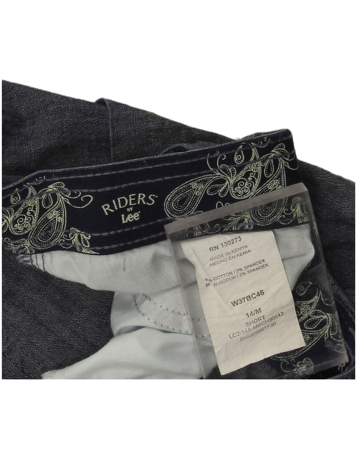 LEE Pantalones cortos casuales para mujer Riders US 14 XL W36 Algodón azul