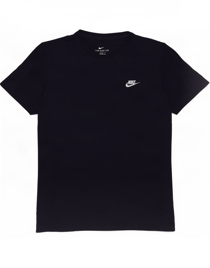 Nike - Camiseta para mujer, talla 40, talla mediana, color azul marino, algodón