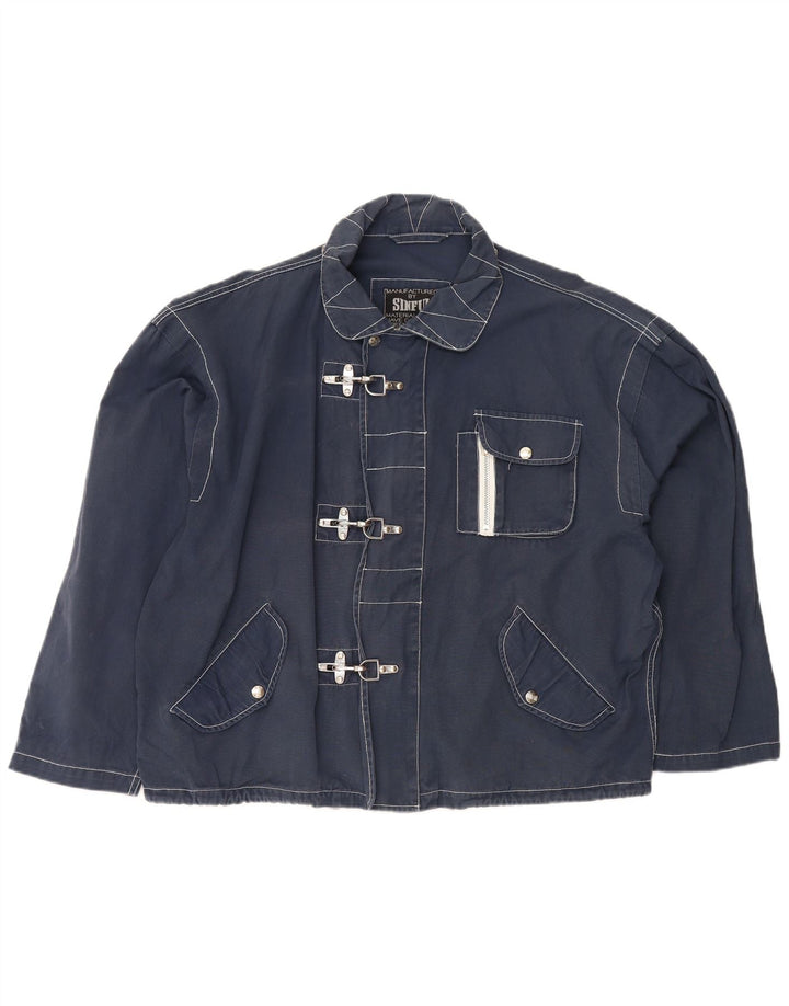 Sinful Chaqueta utilitaria para hombre UK 44 2XL Azul marino