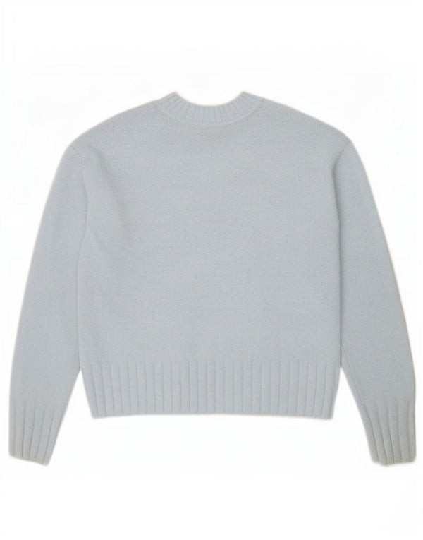 Marks & Spencer Jersey extragrande con cuello en V para mujer UK 6 XS Azul