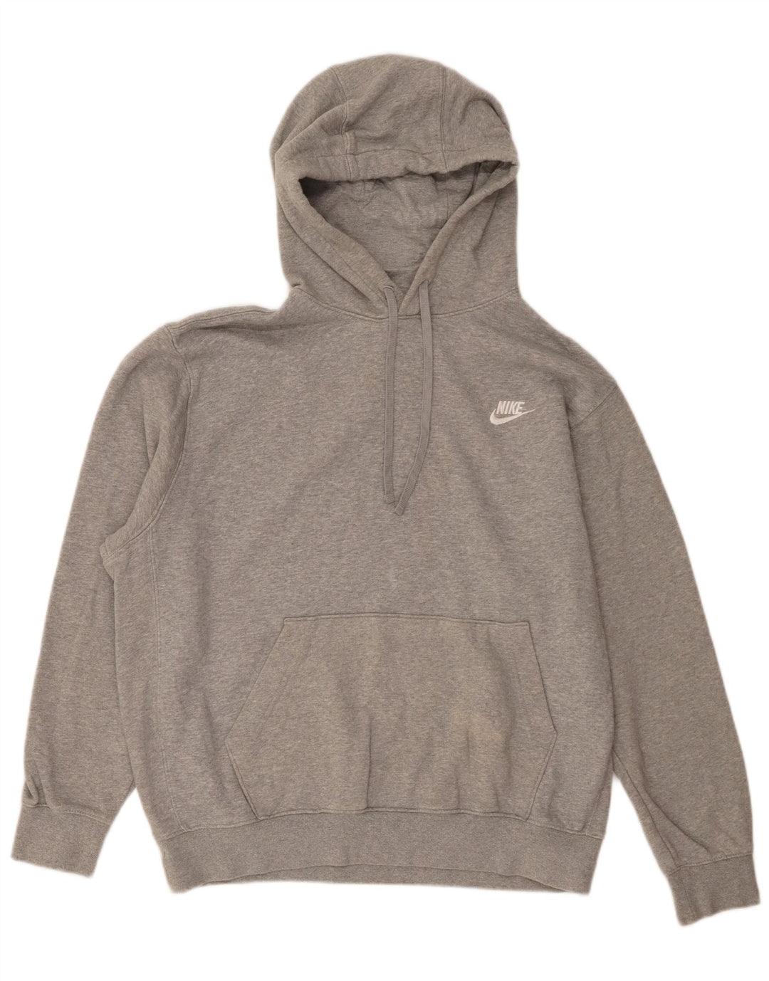 Nike - Sudadera con capucha para hombre, talla grande, algodón gris