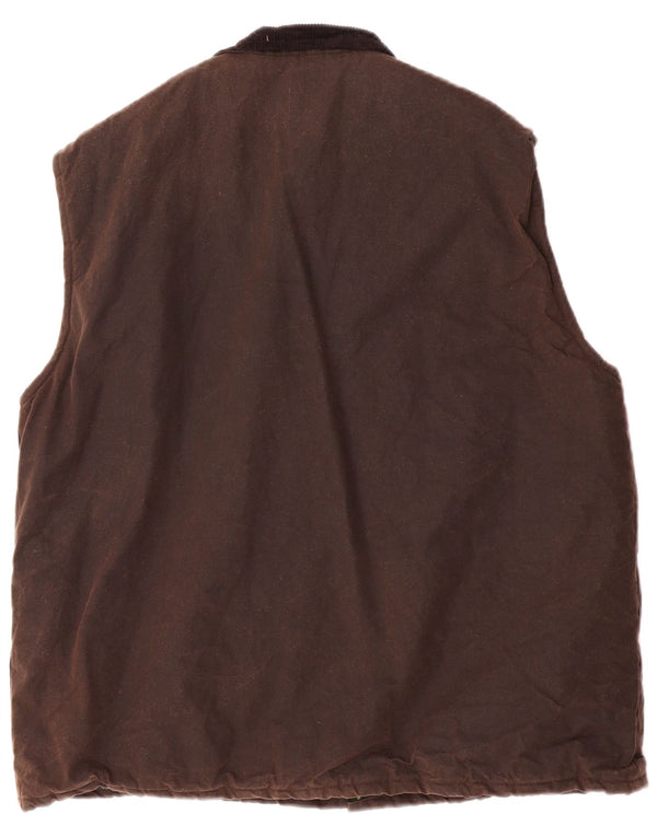 Champion Lanark Chaleco de algodón encerado para hombre UK 42 XL Algodón marrón