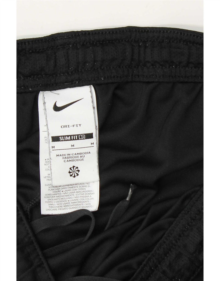 Nike Pantalones cortos deportivos Dri Fit Slim Fit para hombre Poliéster color block en negro mediano