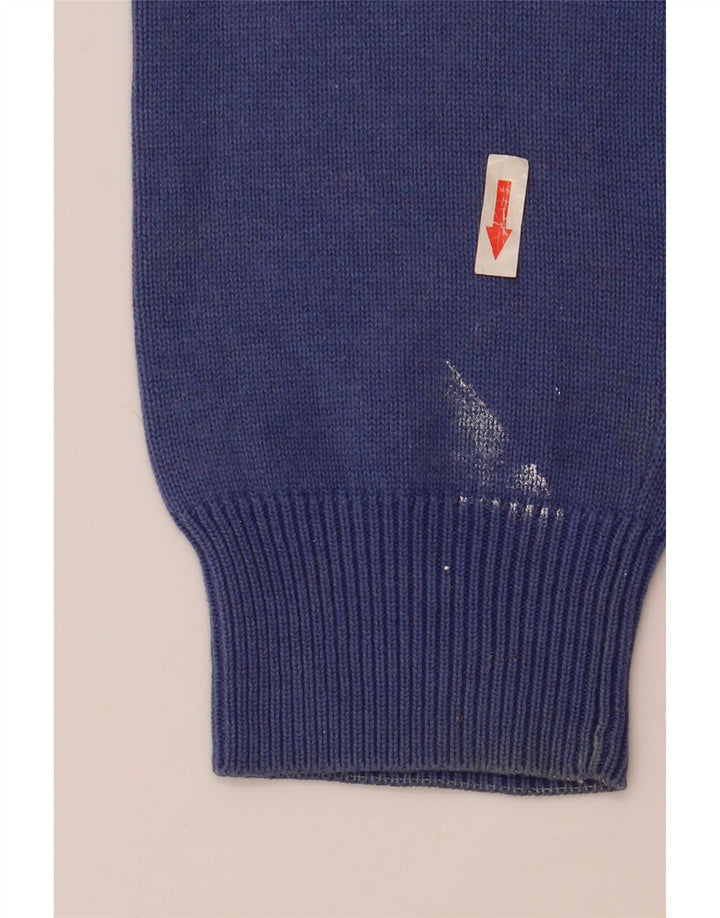 Gant Jersey De Cuello Redondo Con Cuello Redondo De Algodón Azul Medio