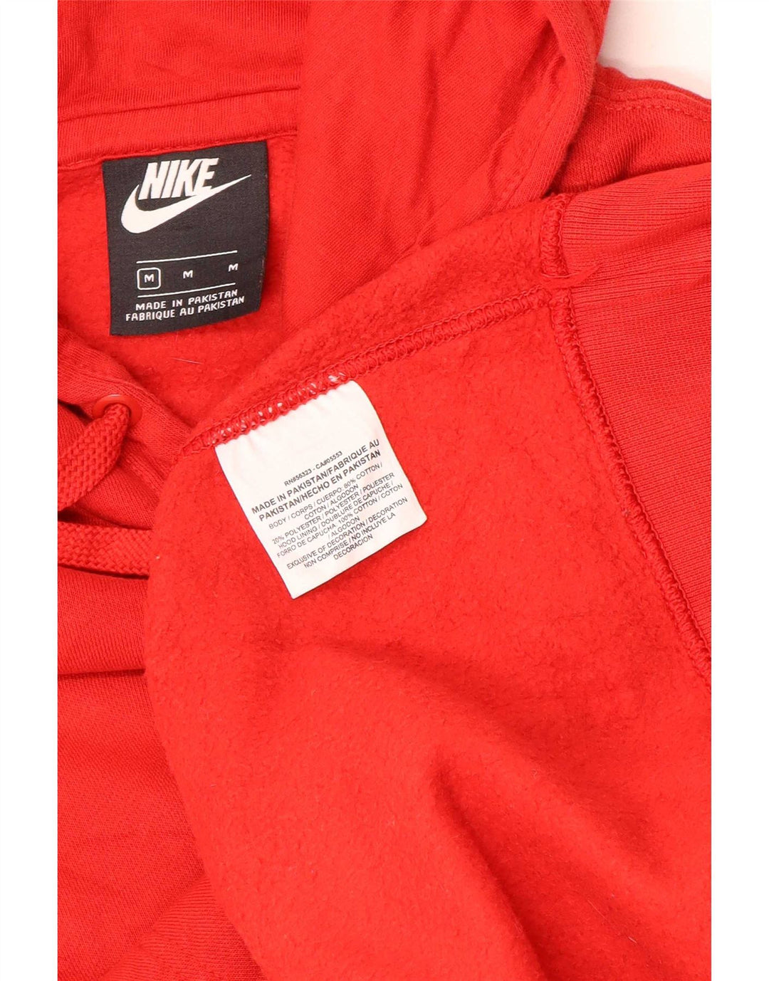 Nike Hombre Sudadera con capucha Jumper Medium Rojo Poliéster