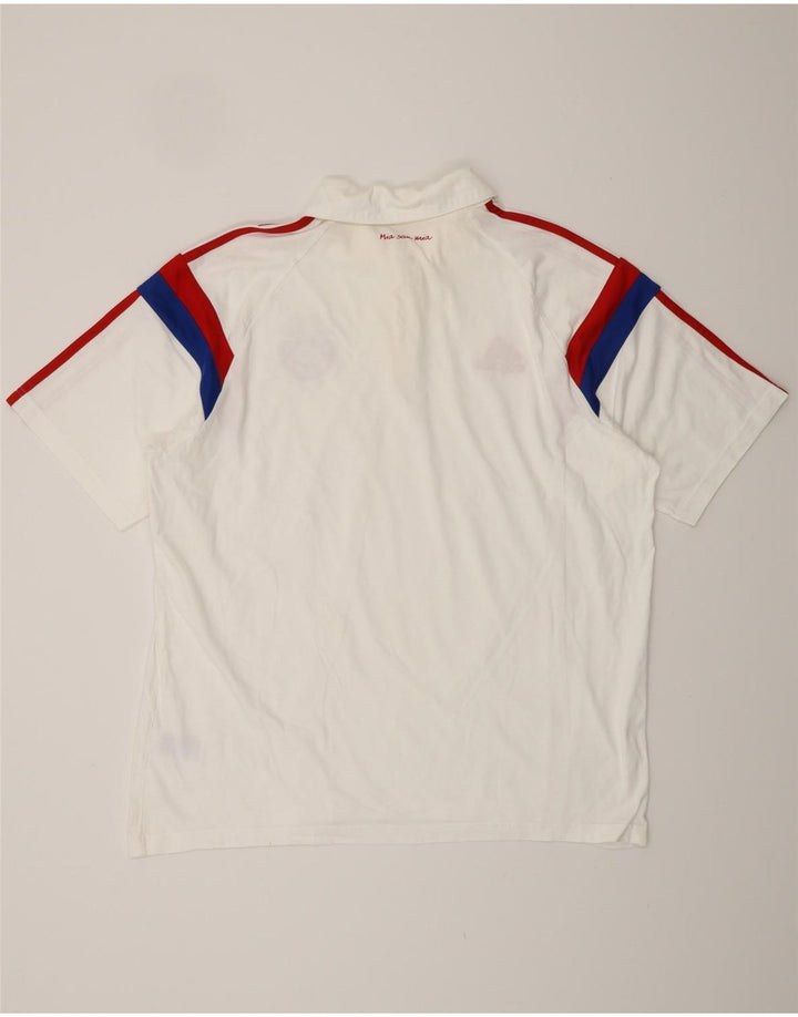 Polo ADIDAS FC Bayern München para hombre XL Blanco Colorblock Algodón