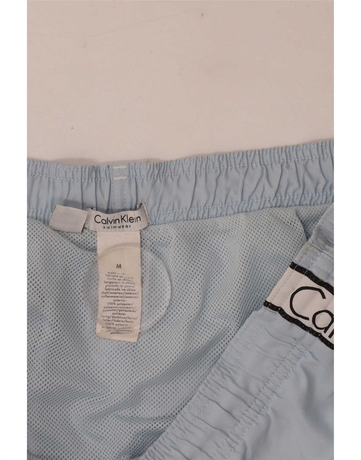 Calvin Klein Shorts De Bañador Con Gráfico Para Hombre Poliéster Color Block Azul Medio