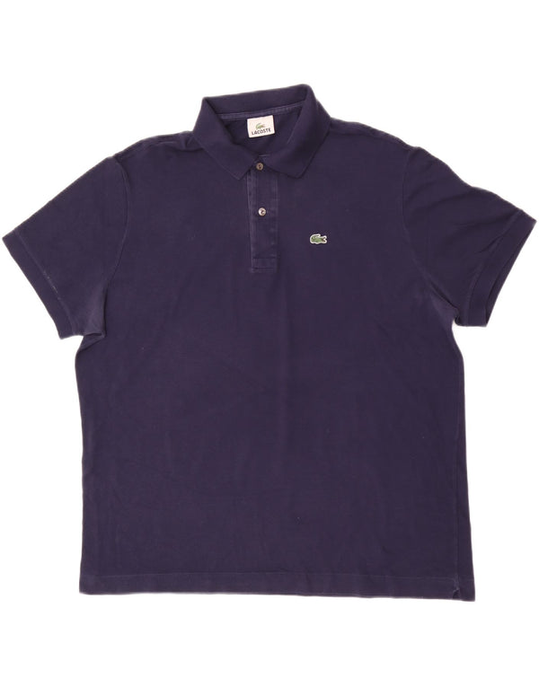 Polo Lacoste para hombre talla 7 2XL azul marino