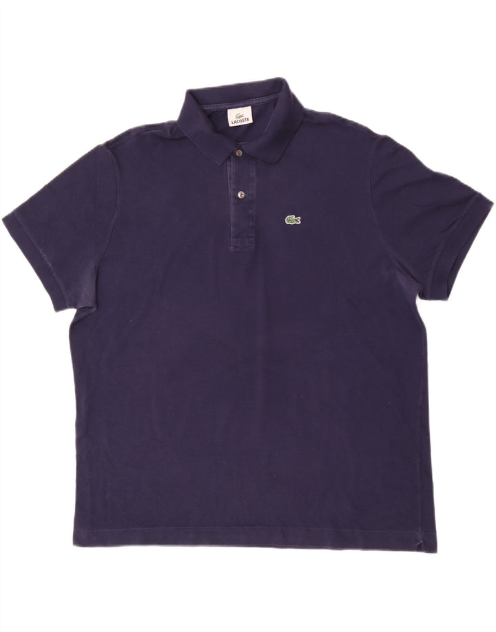 Polo Lacoste para hombre talla 7 2XL azul marino