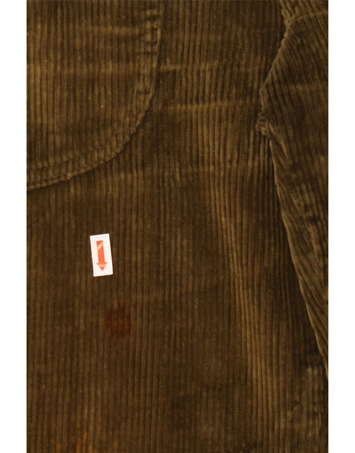 RITT Pantalones rectos de pana para hombre W31 L29 Caqui