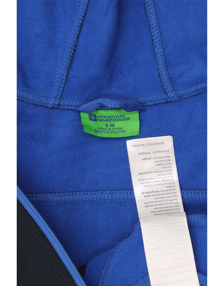 Mountain Warehouse Chaqueta cortavientos para niño 9-10 años Azul marino Poliéster