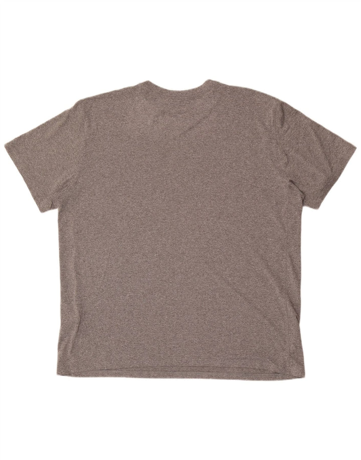 Nike - Camiseta gráfica Dri Fit para hombre, talla 2XL, poliéster gris