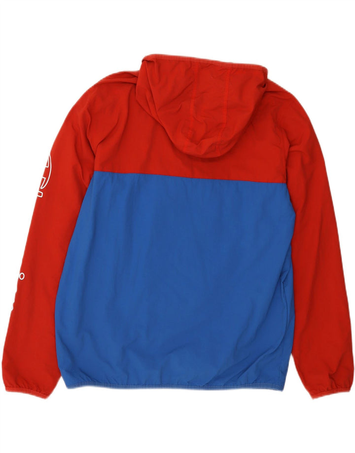 Champion Chaqueta anorak gráfica para hombre ES 38 Azul medio Poliamida con bloques de color