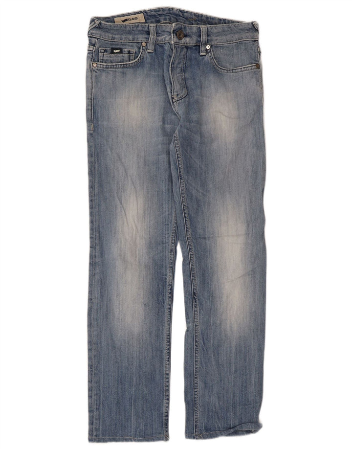 Vaqueros Recto Mujer Gas W29 L34 Algodón Azul