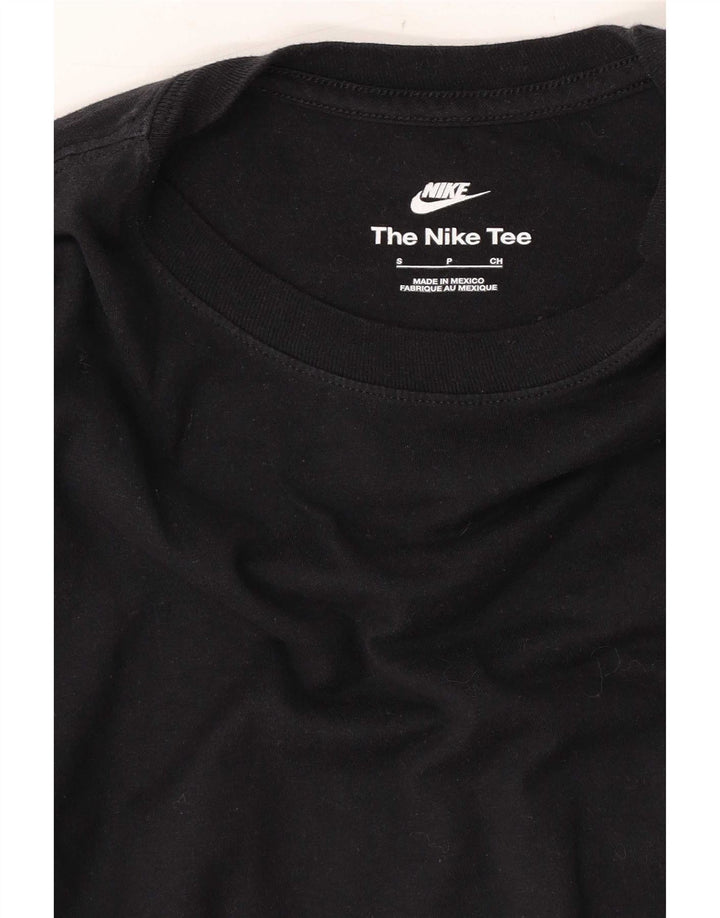 Nike - Camiseta de manga larga para hombre, talla pequeña, color negro