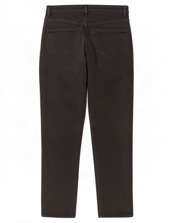 Pantalones informales cónicos de cintura alta para mujer de Fat Face UK 8 Small W27 L27 Gris