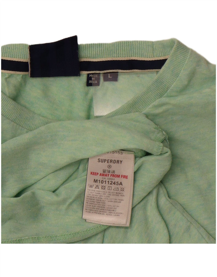 Superdry Camiseta Top Grande De Algodón Verde Para Hombre