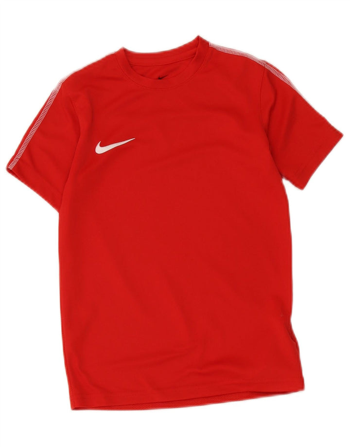 Nike Camiseta Dri Fit para niños 8-9 años Small Rojo Poliéster
