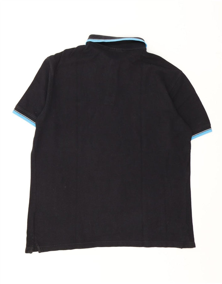 Fila Polo Hombre IT 52 Grande Algodón Negro