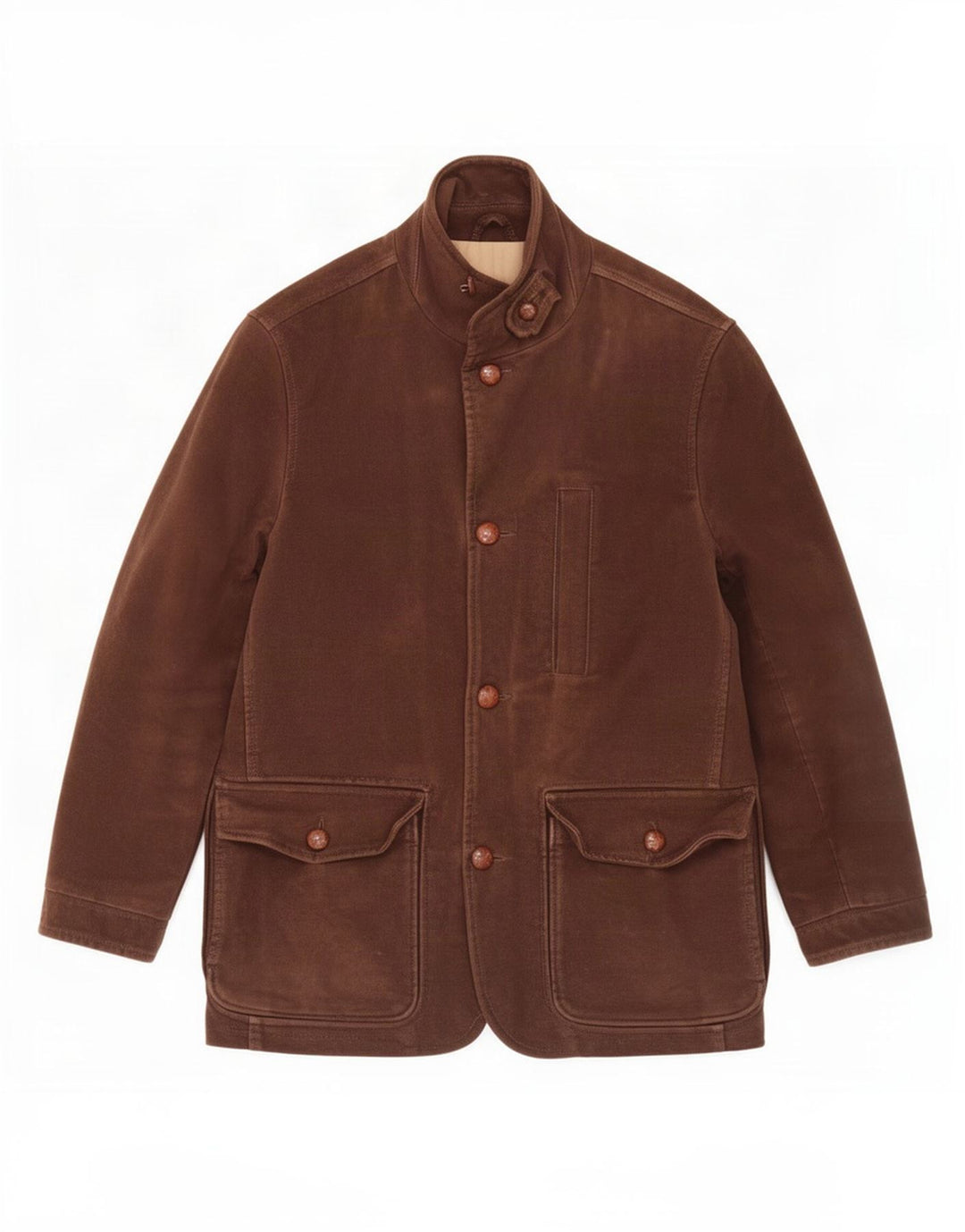 Henry Cottons Chaqueta utilitaria para hombre IT 46 Small Brown