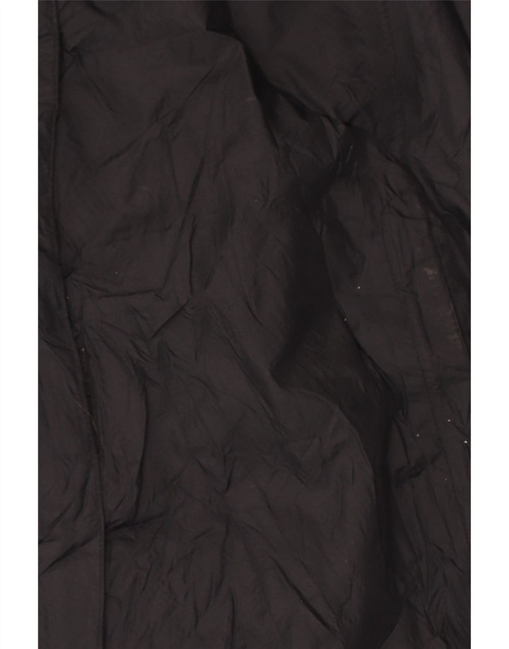 Columbia Chaqueta impermeable con capucha para mujer UK 46 Large Nylon negro