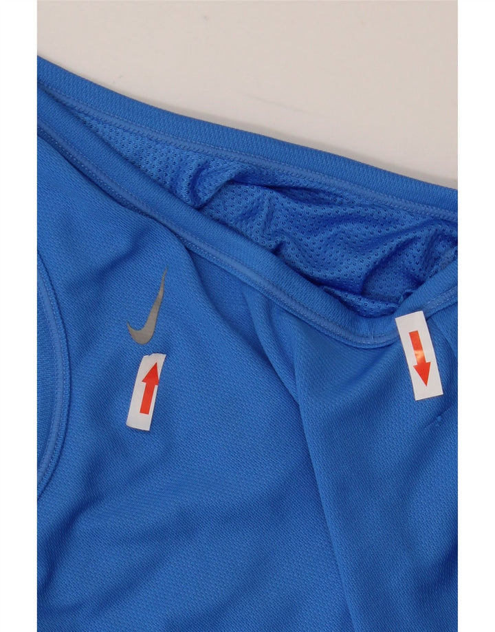 Nike Mujer Chaleco Top UK 8 Pequeño Azul Poliéster