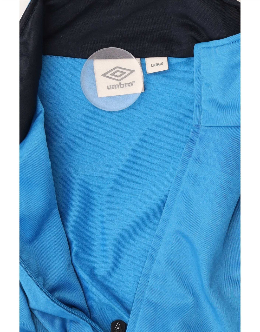 Umbro Chaqueta de chándal para hombre con bloques de color azul grande