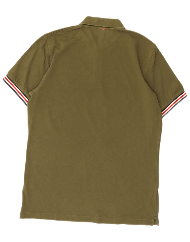 Polo Sun68 Hombre Pequeño Algodón Caqui