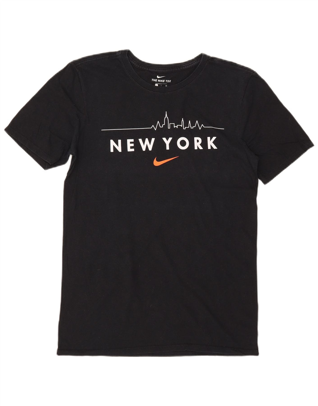 NIKE Camiseta gráfica de corte atlético para hombre, talla pequeña, color negro